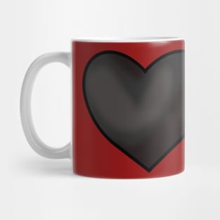 Black Heart Mug